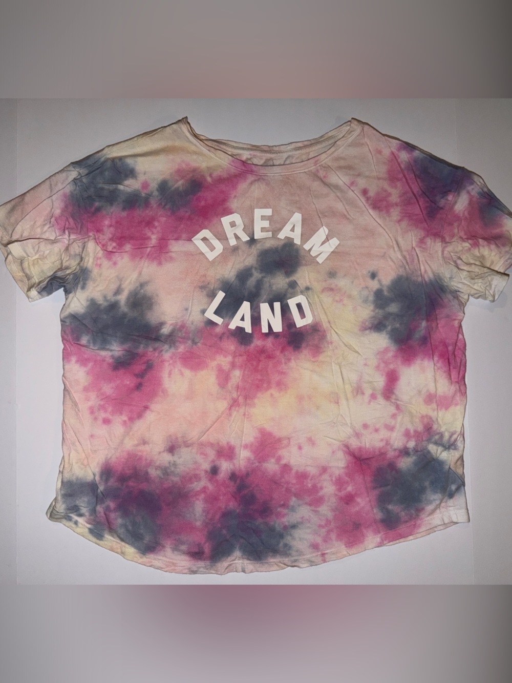 Old Navy Tie-Dye "Dream Land" Short Sleeve Tee - The Easy Tee